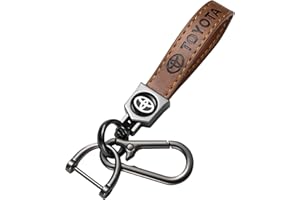 PPODKS Keychain for Car, Car Keychain Keyring for Men and Women Car Accessories, Family Present, Black