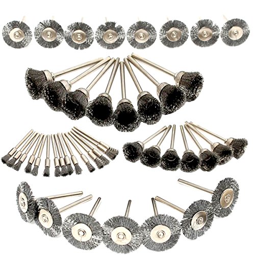 Hanperal-45Pcs-Steel-Wire-Wheels-Pen-Brushes-Set-Kit-Accessories-for-Dremel-Rotary-Tool