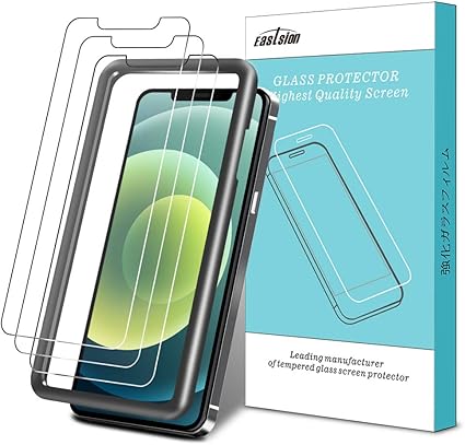 Amazon Iphone 12 Mini ガラスフィルム 5 4インチ 3枚セット Eastsion 強化ガラス液晶保護フィルム 日本製素材 旭硝子製 ガイド枠付き スクリーンプロテクター 通販