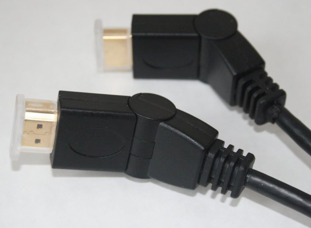 1m 3D HDMI v1.4 Swivel Cable, Pro Quality - Image 3