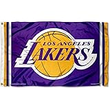 Amazon Com Aa Plus Shop La Lakers Team Sports Flag 3x5 Lakers Flag Clothing