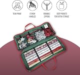 KARAN KING Christmas Wrapping Paper Storage Bag with Compartments 82x34x13 cm view 3