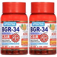 AIMIL BGR-34 Herbal Tablets For Health & Diabetes Control| 100 Tablets (Pack of 2)
