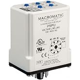 Macromatic PMPU 3 Phase Monitor Relay, Spdt, 500Vac, 8 Pin
