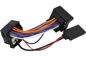 Bluetooth 5.0 Radio Aux Cable 16 Pin Wireless Car Bluetooth Module Replacement for a B C CLK GL M R Class W169 W245 W203 W209