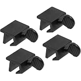 Prime-Line U 98198 Sliding Window Security Lock, Black, 4 Pack | Economy