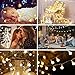 Battery Operated String Lights, B-right Outdoor Fairy Lights, 15ft 40 LEDs Waterproof Globe String Lights for Halloween, Christmas, Wedding, Bedroom, Patio and Party (Warm White, 8 Modes,Timer)