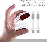 Kaka beauty Baby Safety Lock 2 Pack Child Cabinet Drawer Locks view 4
