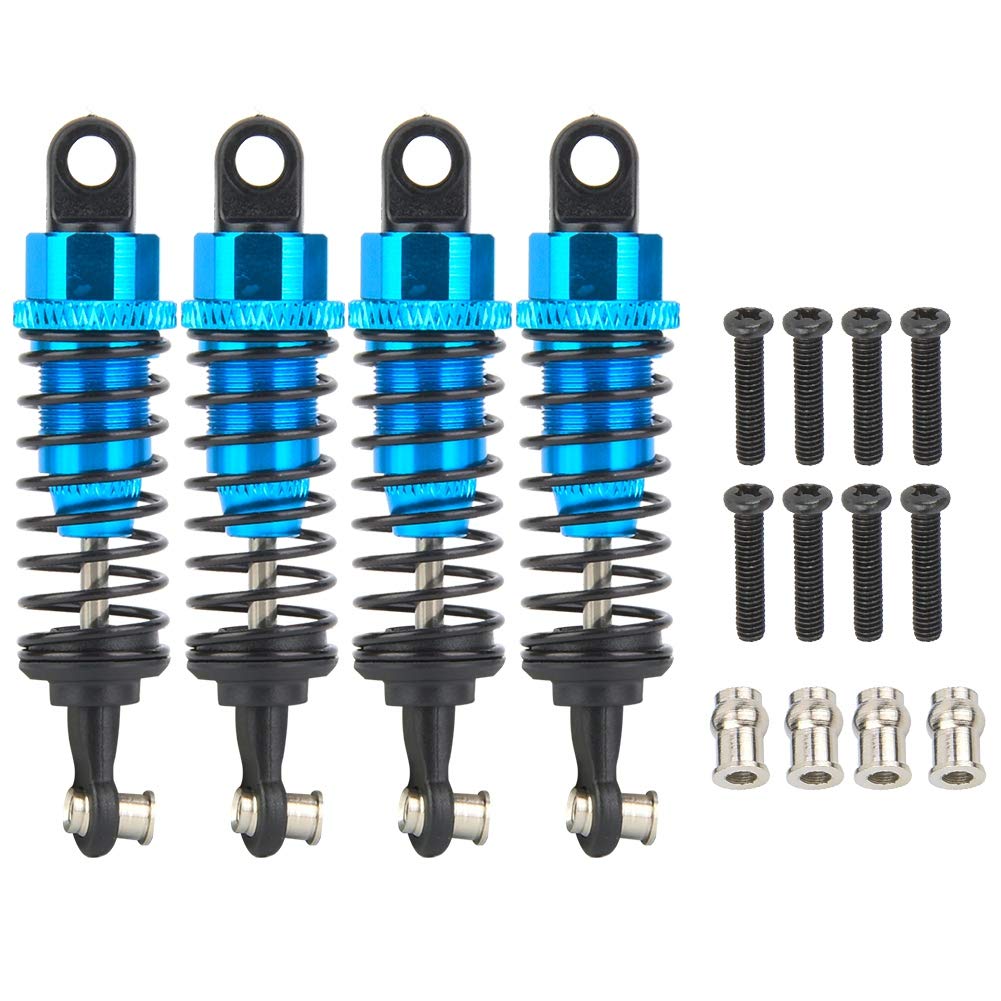 VGEBY 1 x RC Shock Absorber,Aluminum RC Shock Absorber for A949 A969 A979 K929 1/18(Blue)