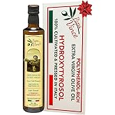 Papa Vince Hydroxytyrosol Olive Oil Extra Virgin - Polyphenols Rich, Subtle Peppery Finnish, Premium Harvest Dec 2024/25, Fir