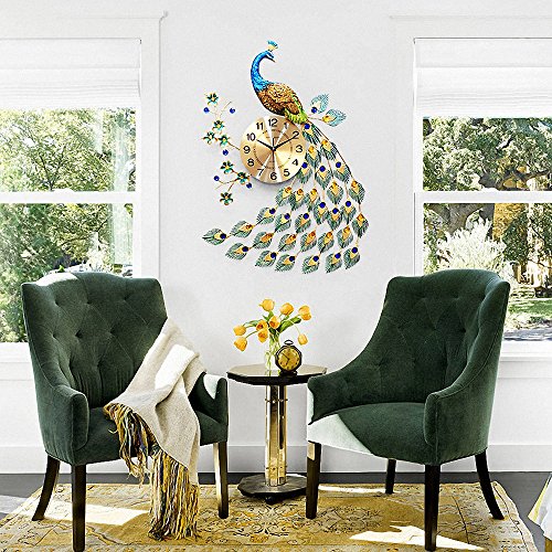 Magicpro Peacock Wall Clock Pricepulse