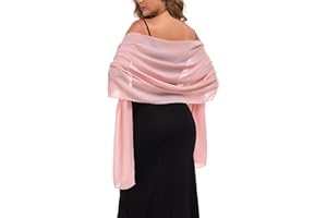 Pukguro Shawls and Wraps for Evening Dresses Sheer Chiffon Women Elegant Soft Silky Wraps Wedding Bridal Scarf