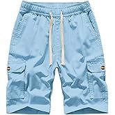 Msmsse Womens Cargo Hiking Shorts Summer Casual Drawstring Knee Length Shorts for Women