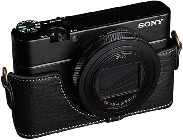 Amazon Co Jp Tp Original Sony Rx100 Vi Dsc Rx100m6 用 ボディーハーフケース ブラック カメラ
