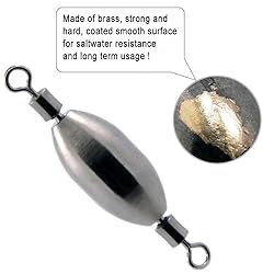 Acekit Quick Set Up Brass Fishing Sinker with Inner