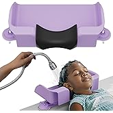 Lifewit Hair Washing Station For Kids, Neck Support Shampoo Bowl for Sink at Home, Portable Shampoo Buddy for Teens, Friend, 