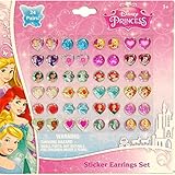 Disney Princess Earrings -24 Pair Sticker On Earrings