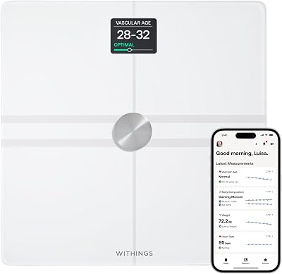 Withings Body Comp Scale - Body Weight & full body composition, Wi-Fi Bluetooth