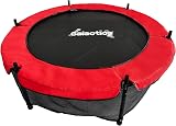 WestWood GALACTICA NEW Mini Trampoline 4.5ft 55in Safety Net Enclosure Red view 6