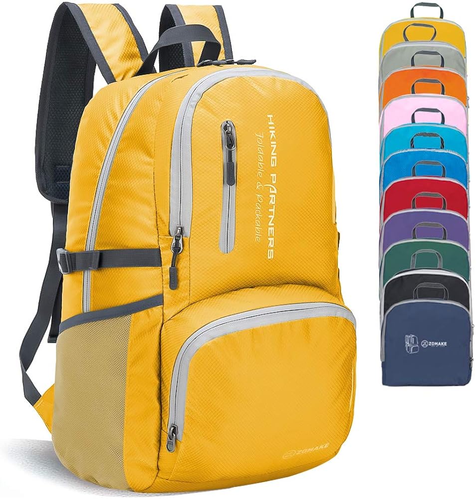 Amazon ZOMAKE 折りたたみ リュック 軽量 防水 コンパクト アウトドア 旅行 便利グッズ バックパック 通気性 収納性抜群