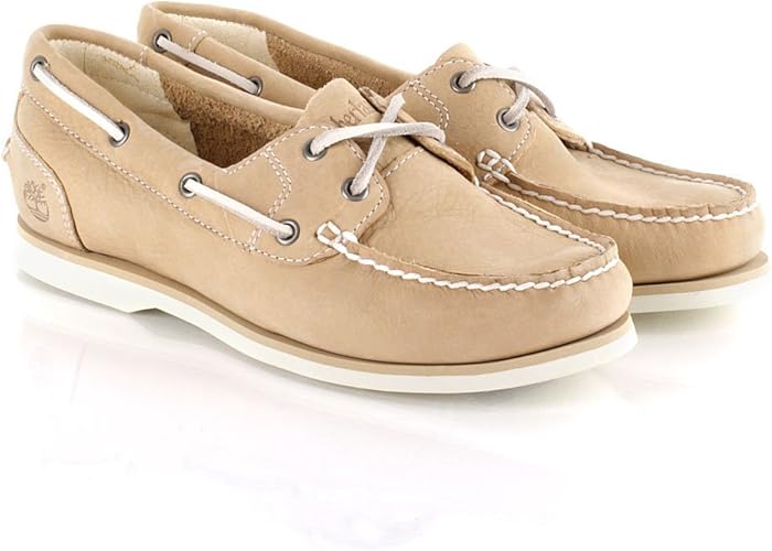 boat shoes beige