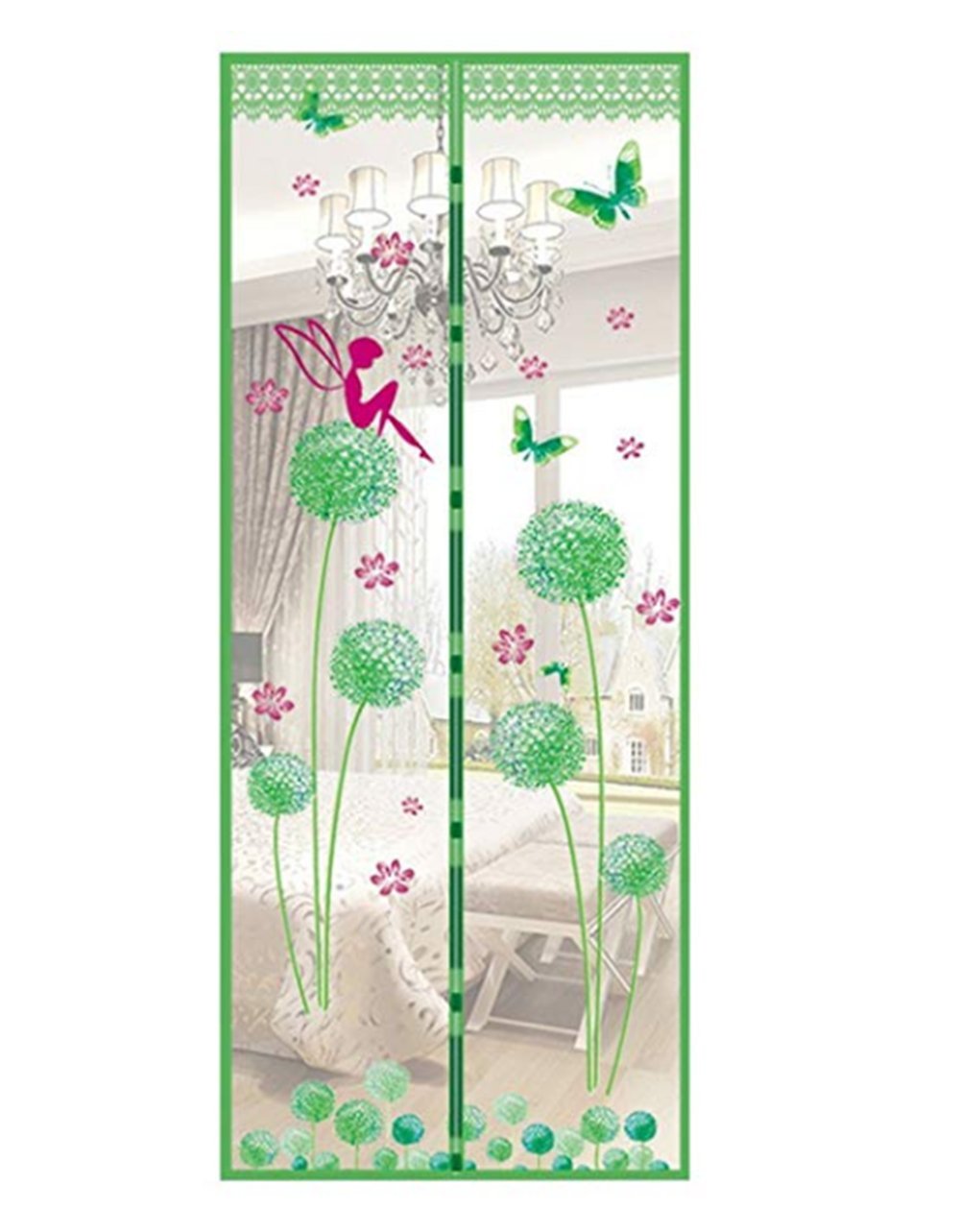 DadaAA Magnetic Door Screen, 90x210cm, Door, Polyvinyl Chloride, Assorted Color