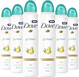 Dove Go Fresh Pear & Aloe Antiperspirant Deodorant Aerosol 250 ml Case of 6 view 1