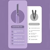 Lonnalee Rechargeable Mini Cordless Hair Straightener Brush 2-in-1 Negative Ion view 7