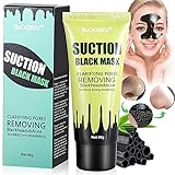Black Mask,Peel Off Mask,Purifying Peel Off Charcoal Mask,Blackhead Remover Mask,Deep Cleansing Black Mask Purifying Face Mask For Nose Acne - Best Mud Facial Mask 60 gram (2.11 ounce)