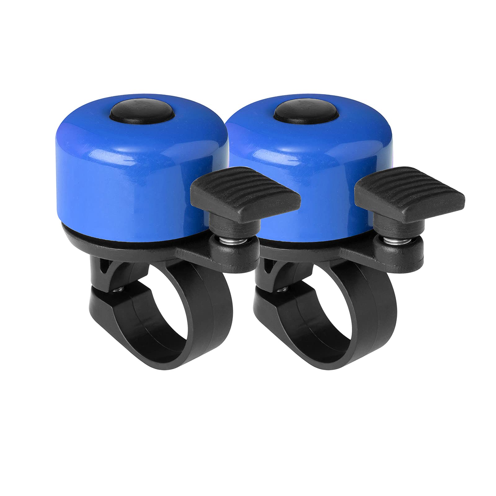 Binudum 2 Pack Mini Bicycle Bell with Loud and Melodious Sound for Kids and Adults Bike Horn for Road, Mountain Bike, Scooter, MTB, BMX