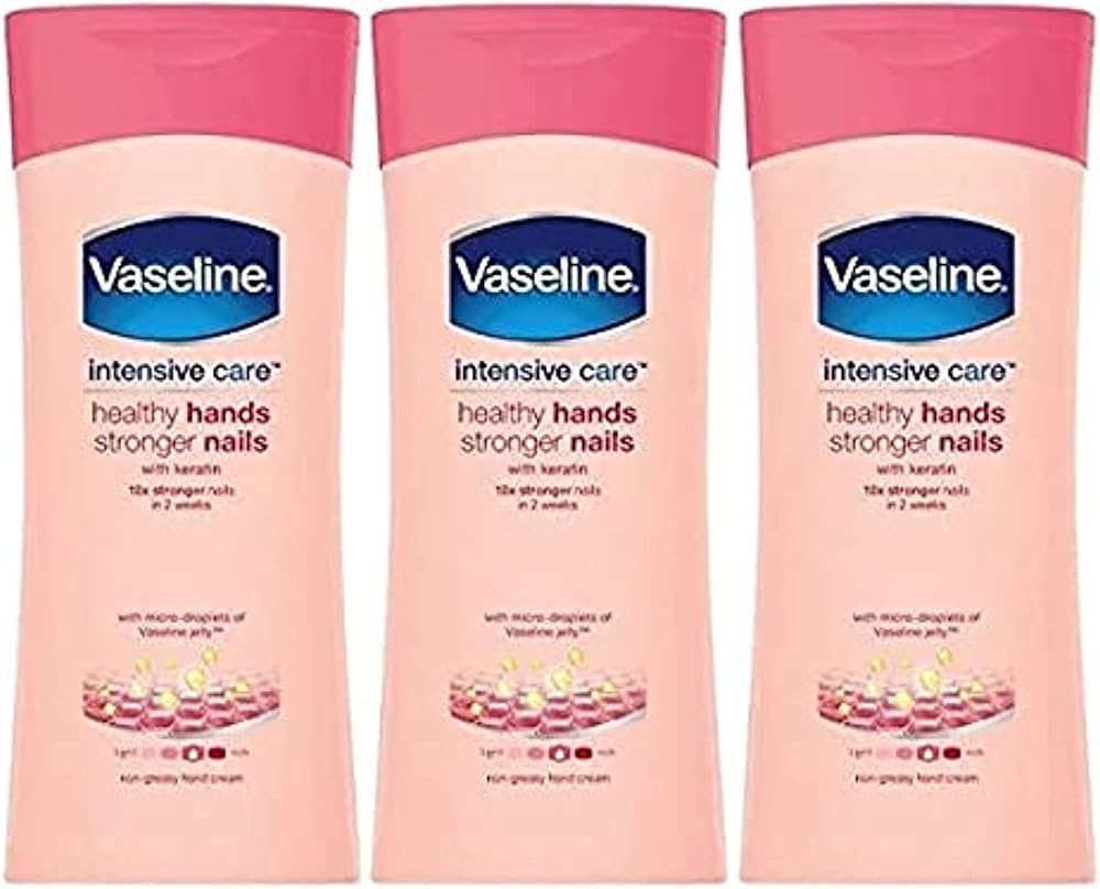 Vaseline Intensive Care Hand Cream Hand & Nail 200 ml 3 pack