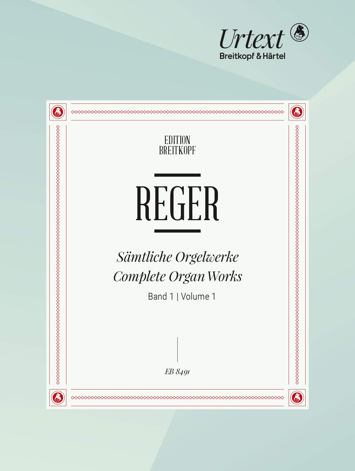 Complete Organ Works in 7 Volumes, Vol.1 - Fantasias and Fugues etc. - Breitkopf Urtext - organ - (EB 8491)