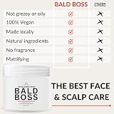 The Bald Brothers Bald Boss 60ml Two Pack - Vegan, Matte Non-Greasy Moisturiser view 5
