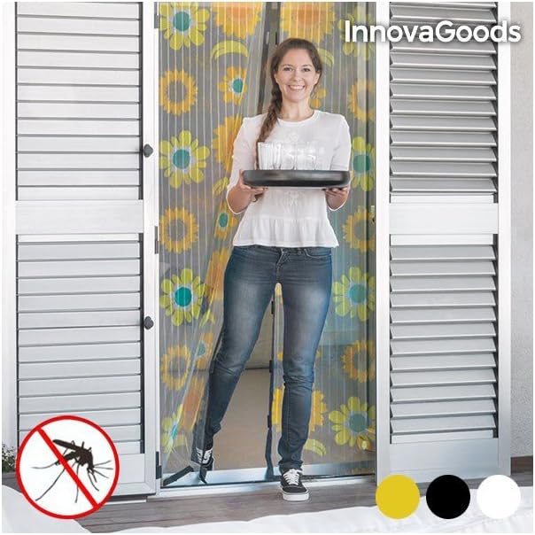 innovagoods ig116455 Curtain Mosquito net, Black