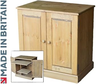 Solid Pine Desk Traditional Handcrafted Waxed Computer