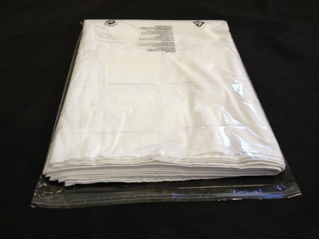 (50x) 14" x 17" Clothing Garment T-Shirt Bags Clear Protection Display