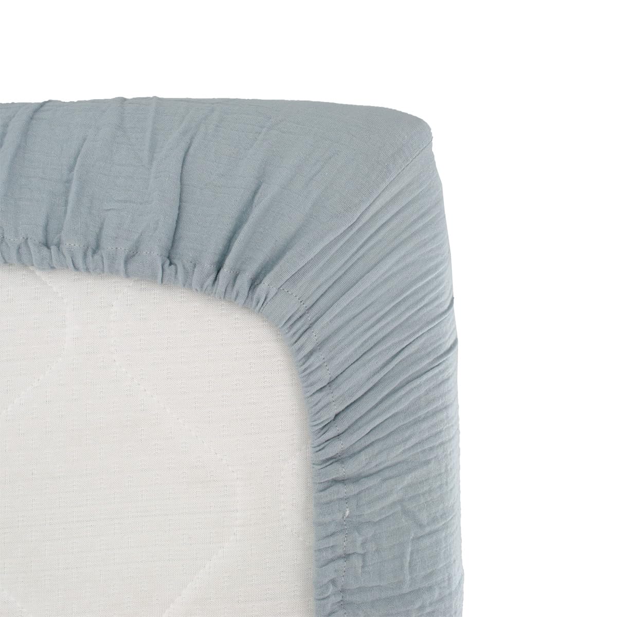 DOMIVA -Fitted Sheet 70 x 140 cm Vintage Blue