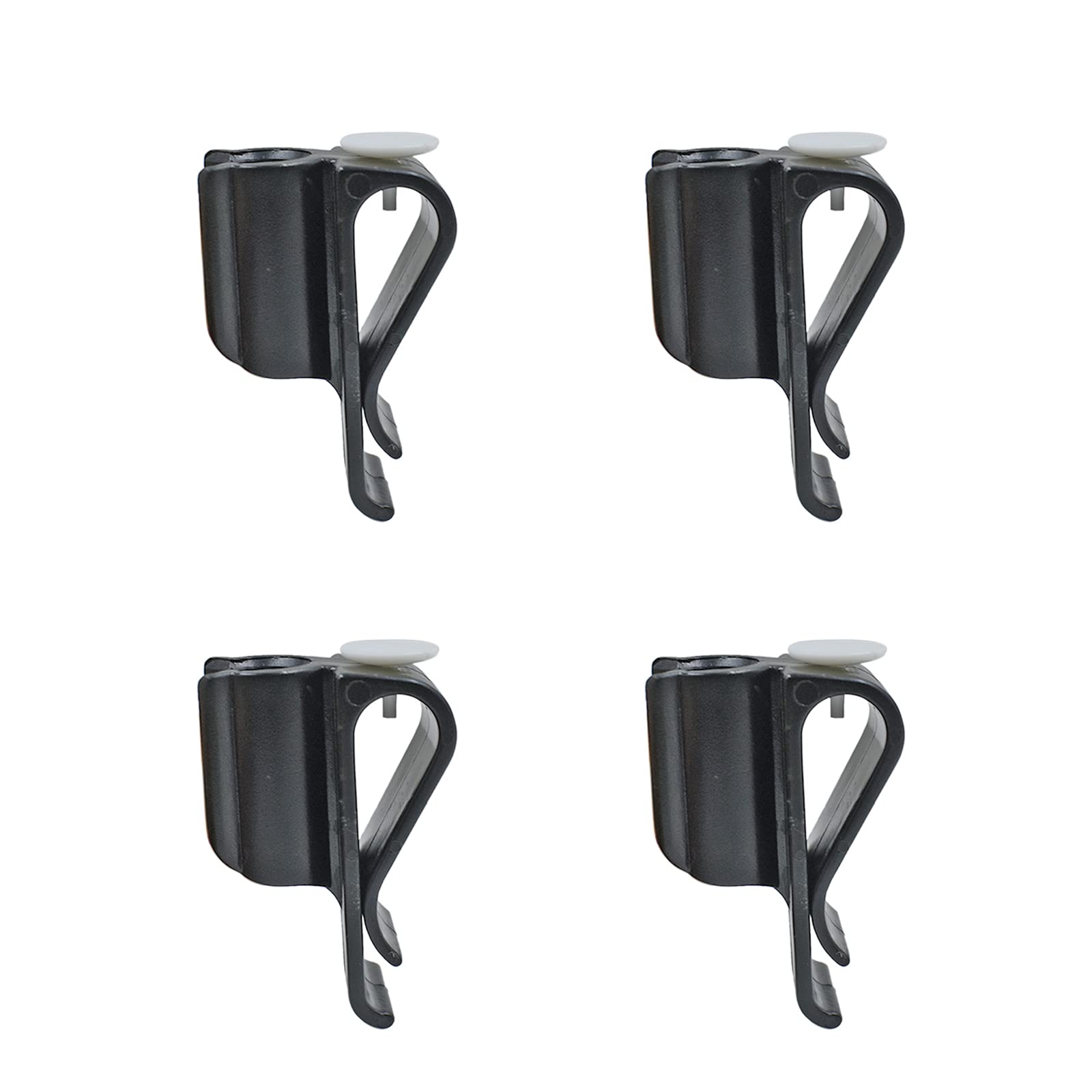 Photo 1 of 4 Pack Golf Club Bag Clips On Putter Clamp Holder Organizer Value Durable Plastic Black Putting Clip Golf Accessories for Men Women Golfer
