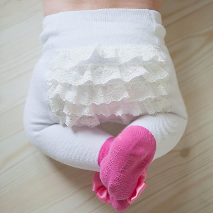 baby girl ruffle tights