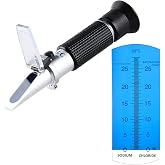Salinity Refractometer with ATC 0~28% Saltwater Brine Refractometer | Measuring Sodium Chloride Content in Brine, Seawater and Industry, Salinometer Refractometer for Making Pickles Curing Foods