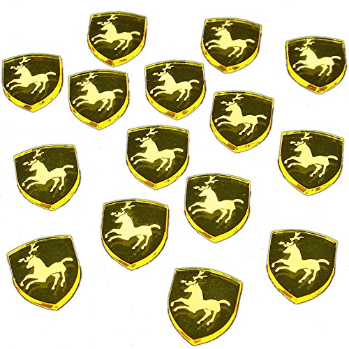 Thrones LCG, House Stag, Power Tokens, Transparent Yellow (15)