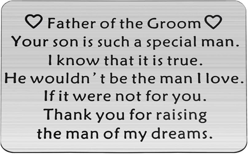 father of the groom gifts