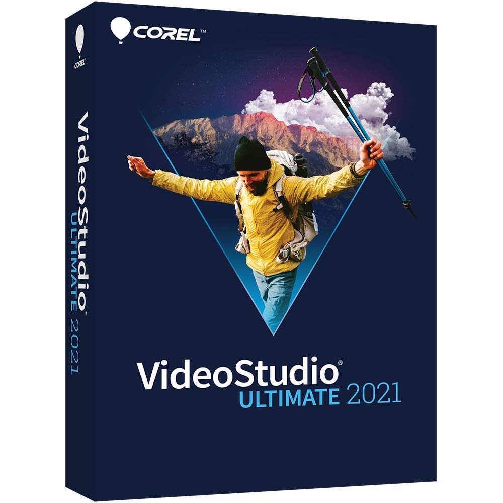 Corel VideoStudio 2021 Ultimate | Video & Movie Editing Software | Slideshow Maker, Screen Recorder, DVD Burner | 1 Device | Perpetual | Windows | Box