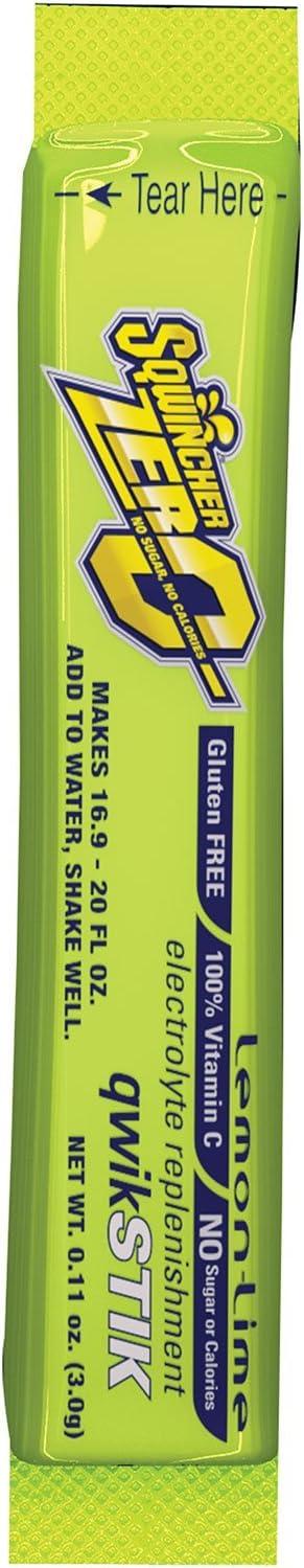 20 oz. Drink Lemon-Lime Single Serve Qwik Stik Zero (4 Cases; 50 Sticks/Bag) - R3-060106-LL