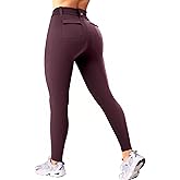 DemonQueen High Waist Yoga Pants with Pockets,Leggings for Women Tummy Control, Workout Running Yoga Leggings