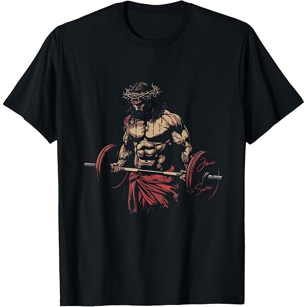 Amazon.com: Gym Lifting Ripped Muscles He is Rizzin Jesus