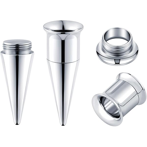 Ear Weights Ear Plugs 16G Titanium Anodized Spiral Twister Ear