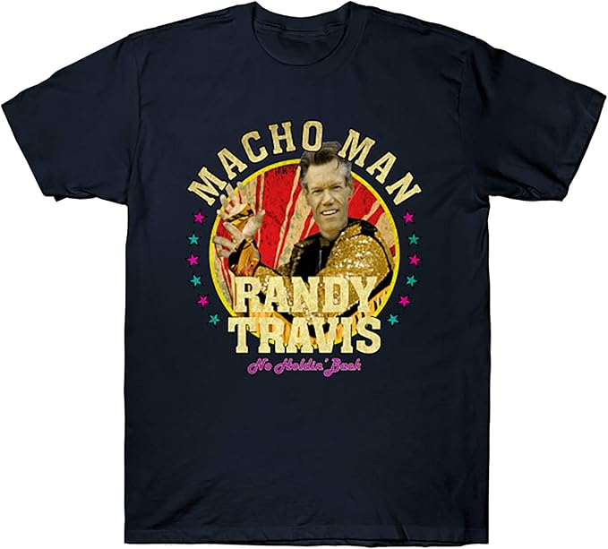 Hot Macho Man Randy Travis TShirt (Design 1) Clothing