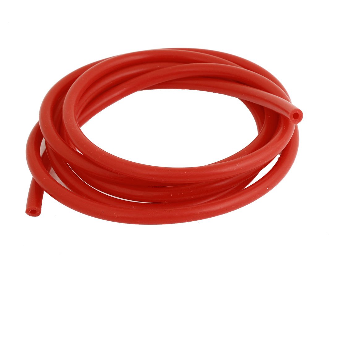 sourcingmap 2 Meter Red Silicone Vacuum Tube Hose 3mm ID 7mm OD