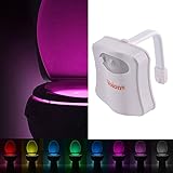 Voion 2016 New Arrival Motion Sensor LED Toilet Night Light with 2 Modes in 8 Color